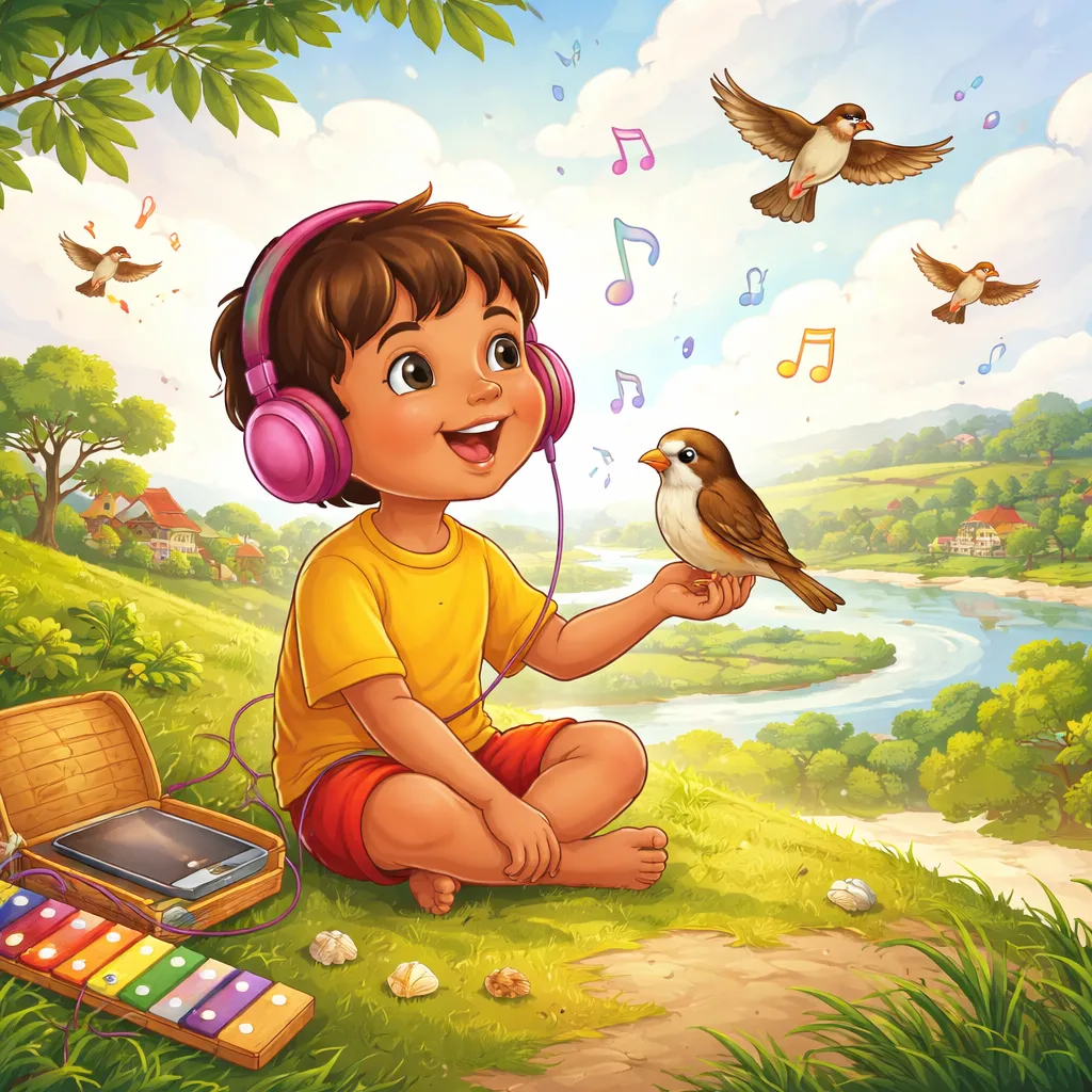 Was ein bengalisches Lied wie „Der kleine Spatz (চড়ুই পাখি)“ Ihrem Kind über Freiheit und englische Laute beibringen kann?