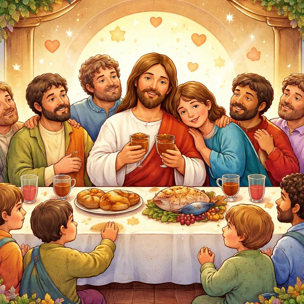 What Can a Children's Bible Story of the Last Supper Teach Us About Love and Remembering?