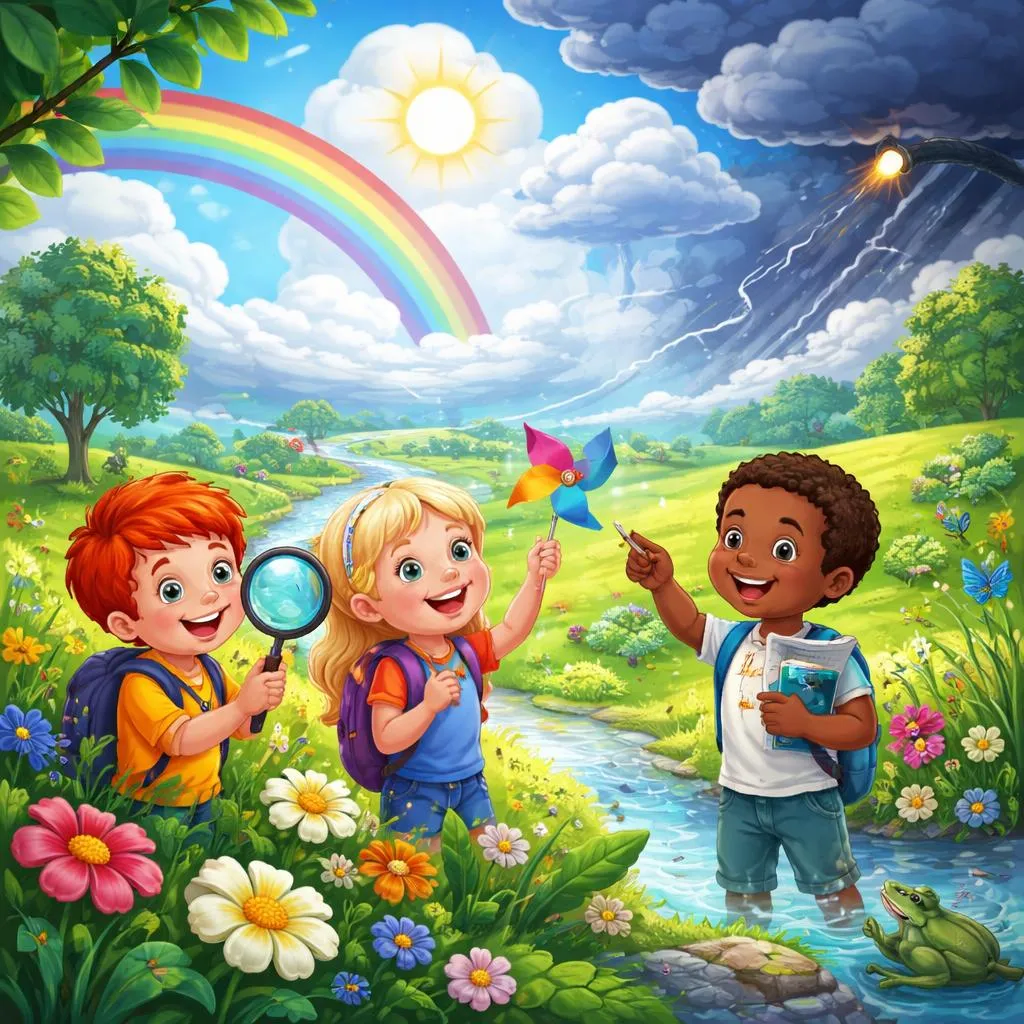 ما الذي يمكن أن تعلمه قصة أطفال عن الطقس عن العلوم والطبيعة؟