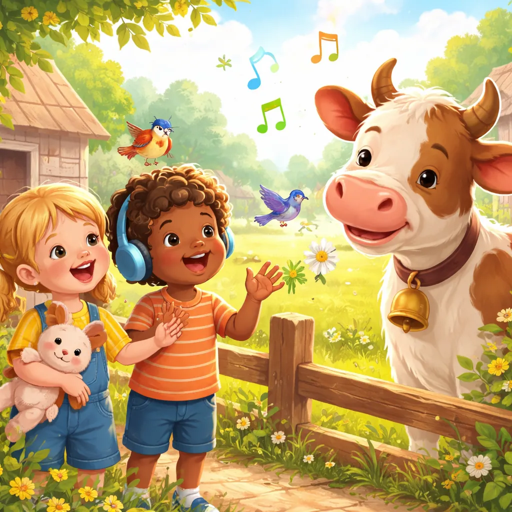 一首像《小母牛》的法语歌曲能教给孩子什么关于友善和英语发音的知识？