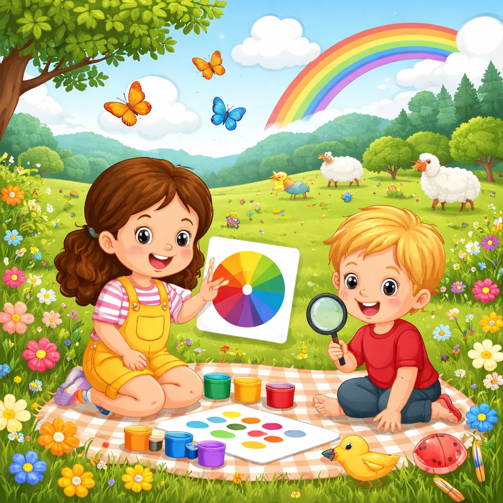 What Can a German Song Like “In the Green Meadow” Teach Your Child About Colors and English?