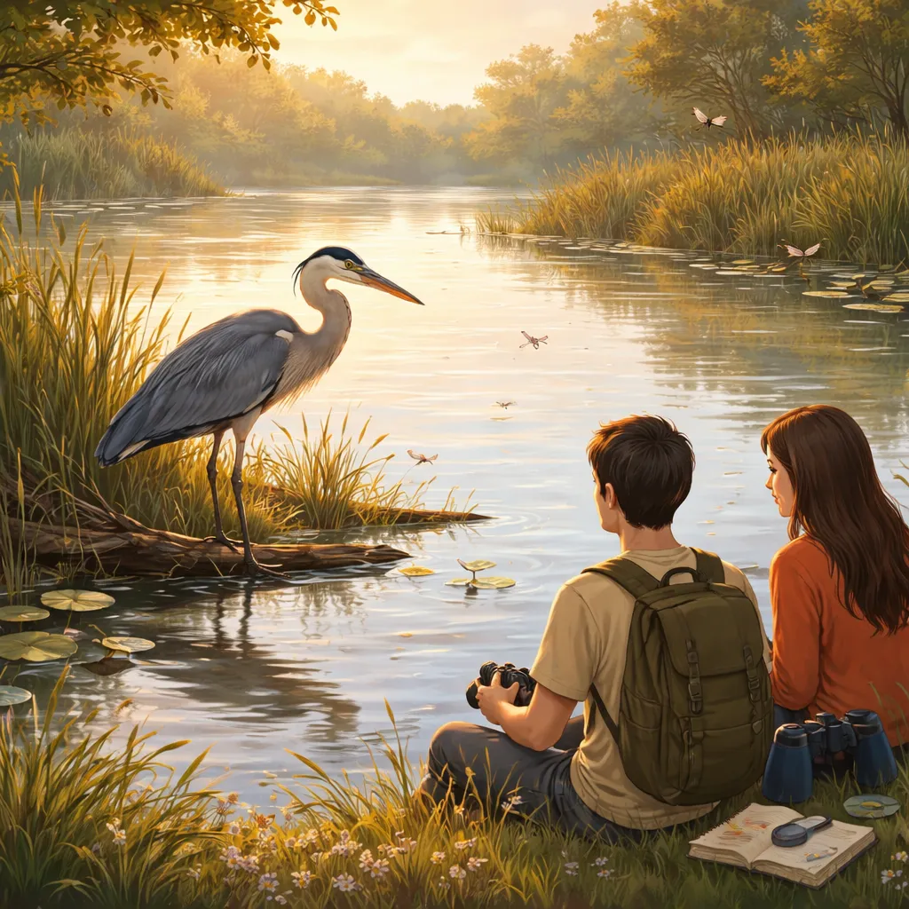 What Can a Heron’s Patient Stance Teach Us When Learning About It?