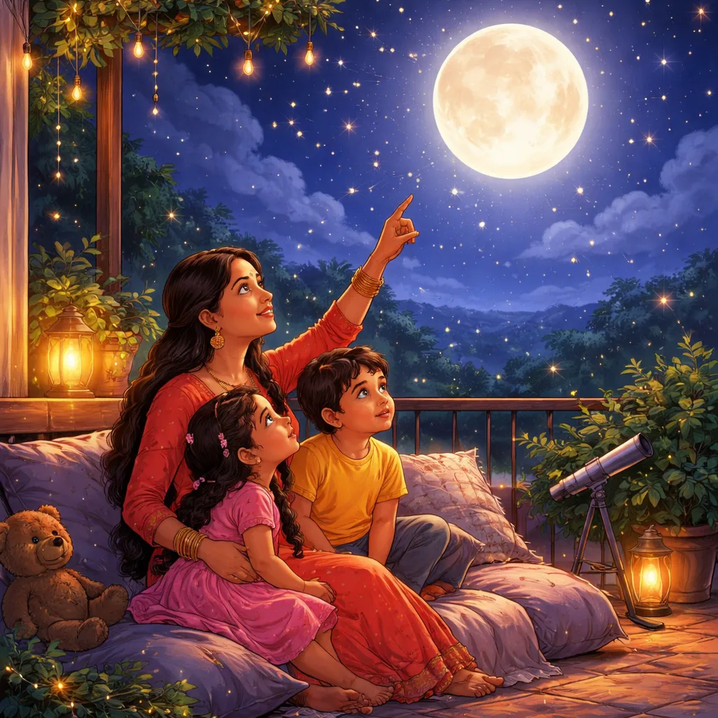 一首印地語歌曲《月亮閃耀 (चंदा चमके)》能教你的孩子什麼關於英語的奇蹟？