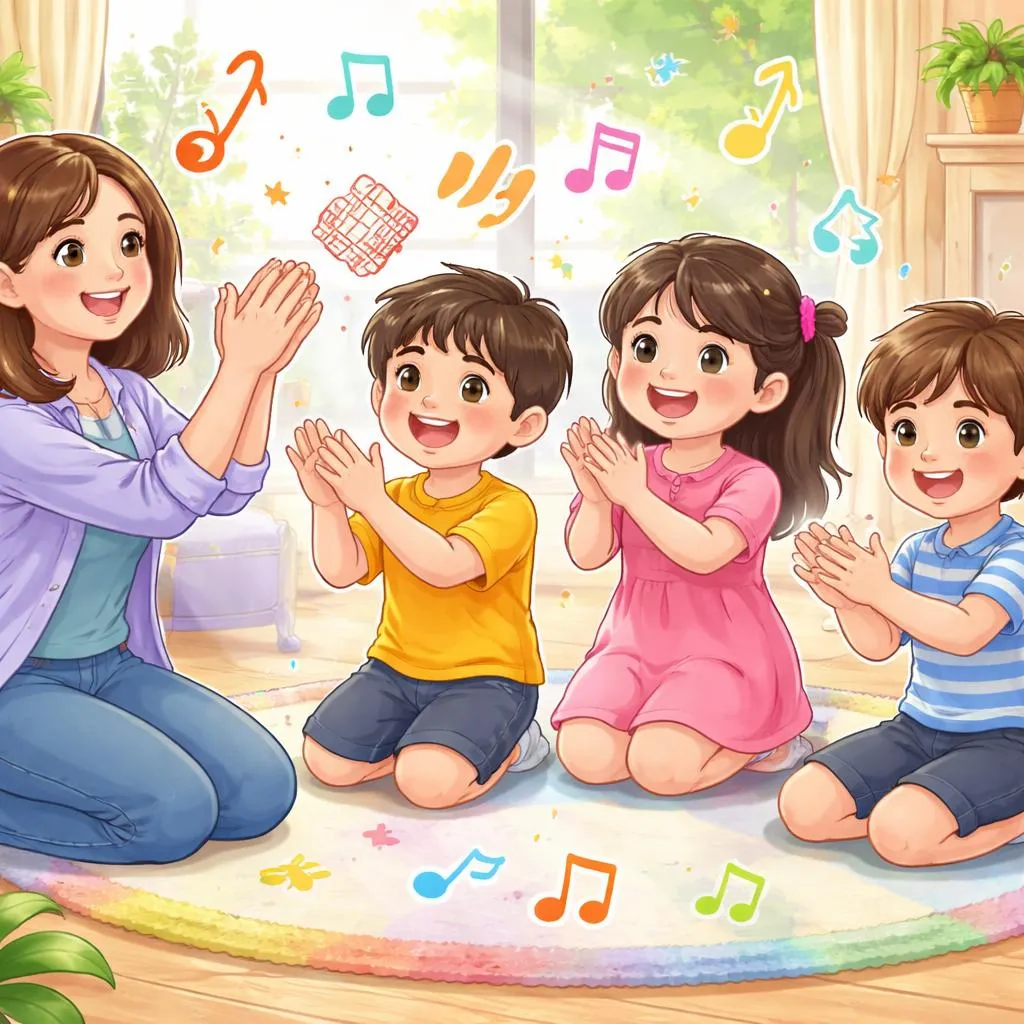 What Can a Japanese Song Like “The Hand Clapping Song (手拍子の歌)” Teach Your Child About Rhythm in English?