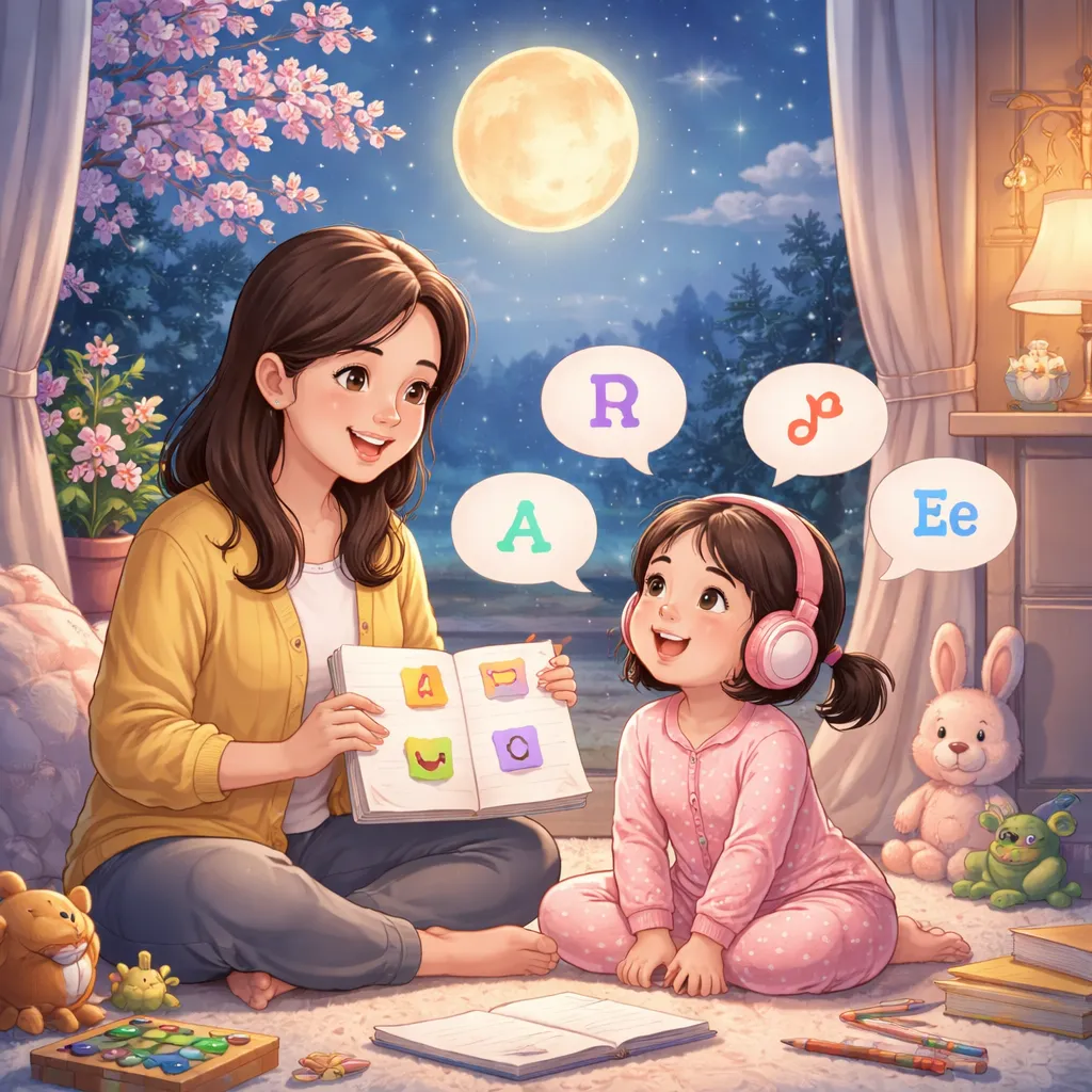 ما الذي يمكن أن يعلمه طفلَكِ أغنية كورية مثل "في ضوء القمر (달맞이)" عن العجائب وأصوات اللغة الإنجليزية؟