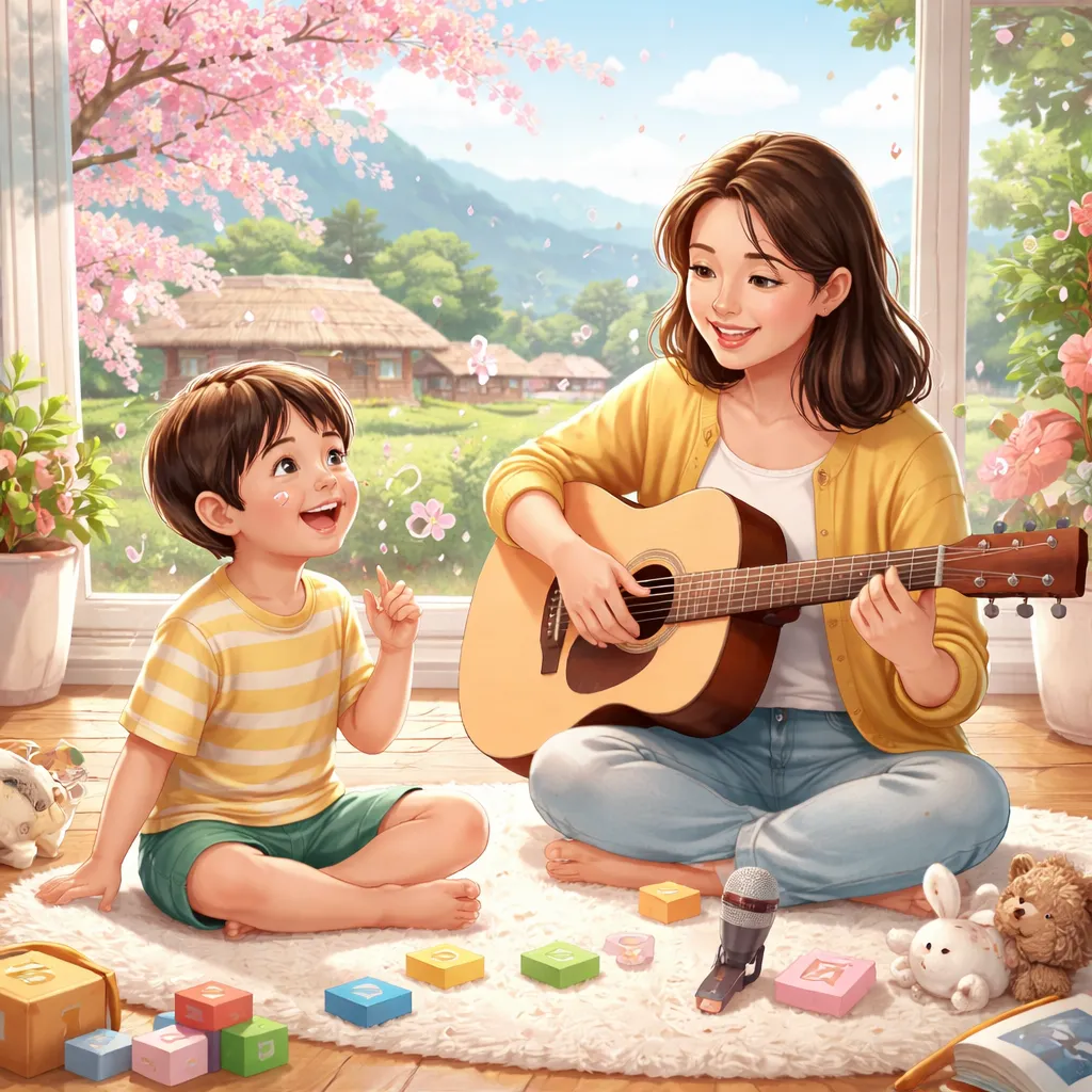 ما الذي يمكن أن يعلمه طفلَك أغنية كورية مثل "ربيع في مسقط رأسي (고향의 봄)" عن الذاكرة وأصوات اللغة الإنجليزية؟