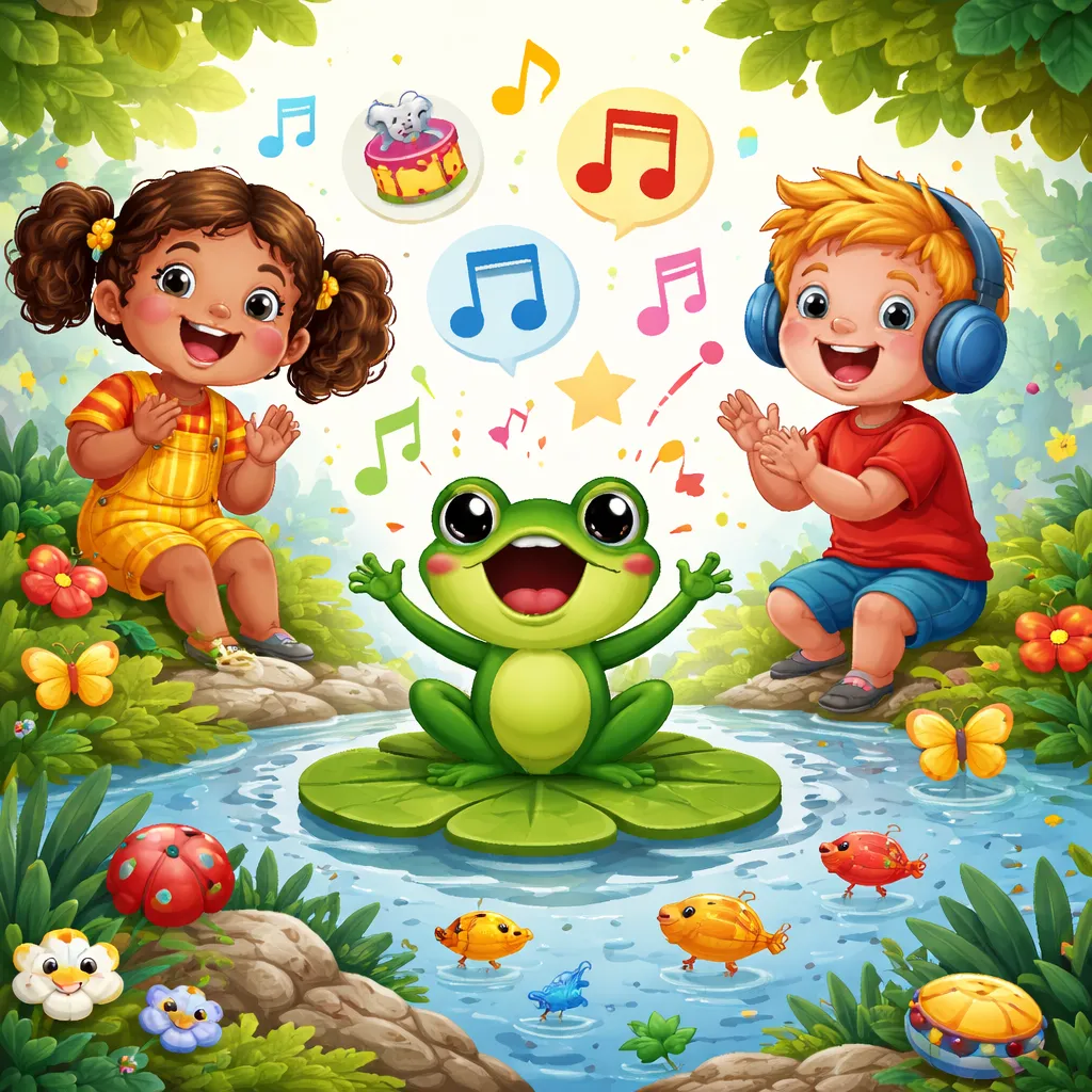 Qu'est-ce qu'une chanson espagnole comme « La petite grenouille (El sapito) » peut enseigner à votre enfant sur l'espièglerie et les sons anglais ?