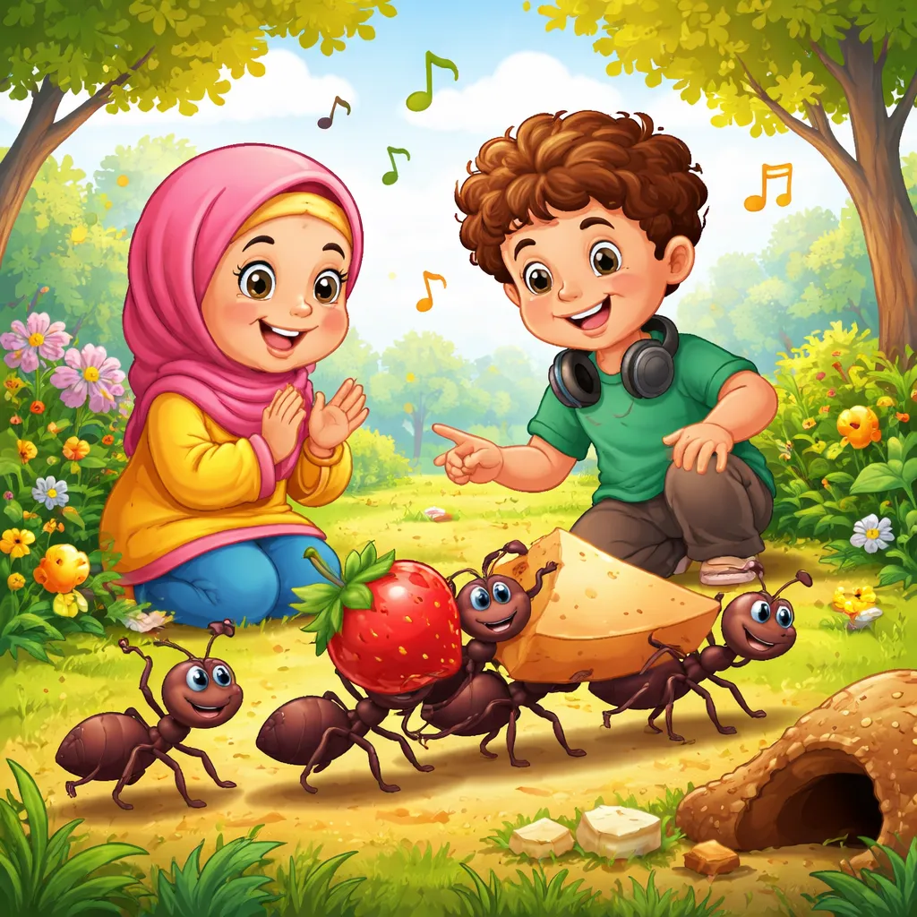 What Can an Arabic Song Like “The Little Ant (النملة الصغيرة)” Teach Your Child About Teamwork and English Sounds?