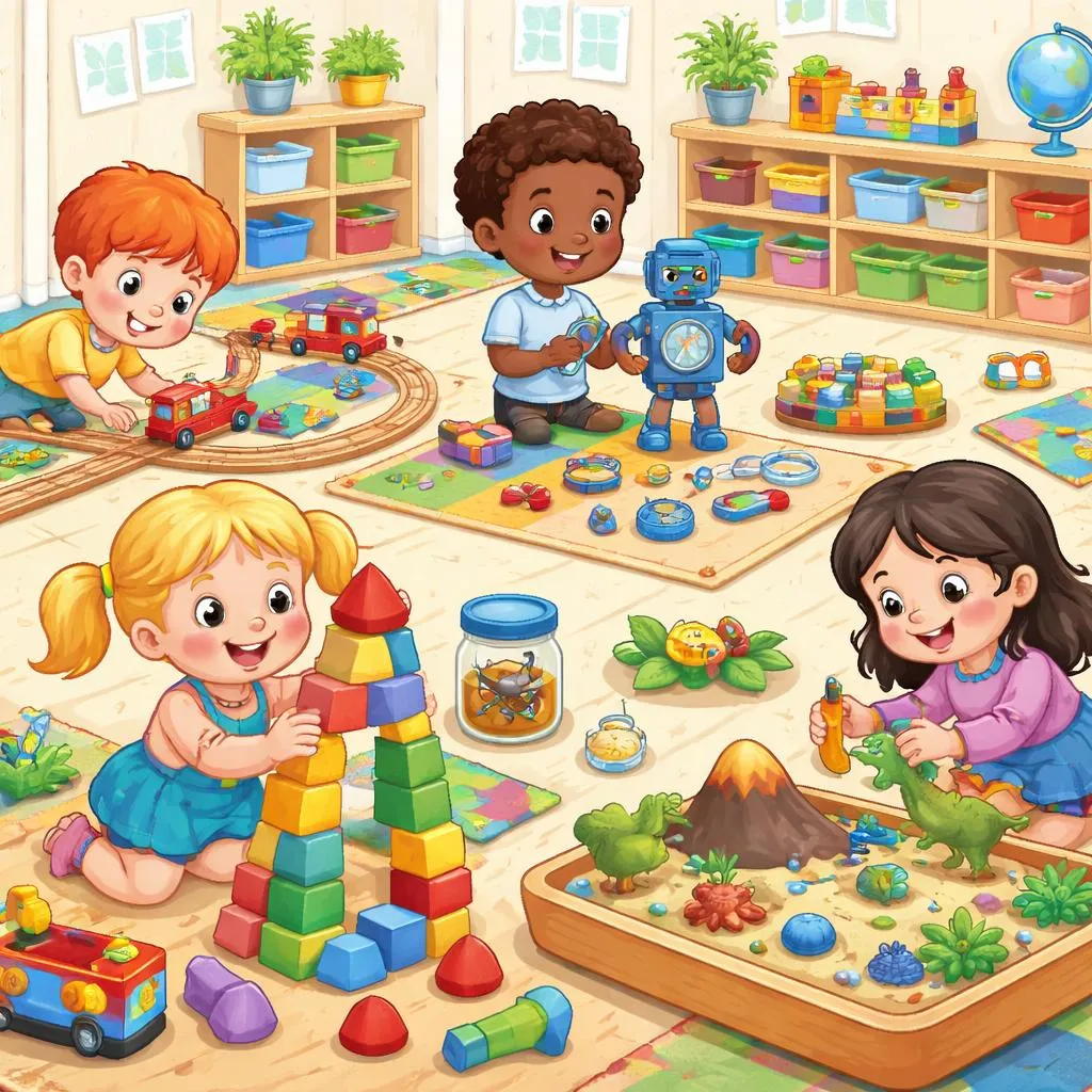 O Que as Crianças Podem Aprender ao Explorar Todos os Tipos de Brinquedos na Sala de Aula?