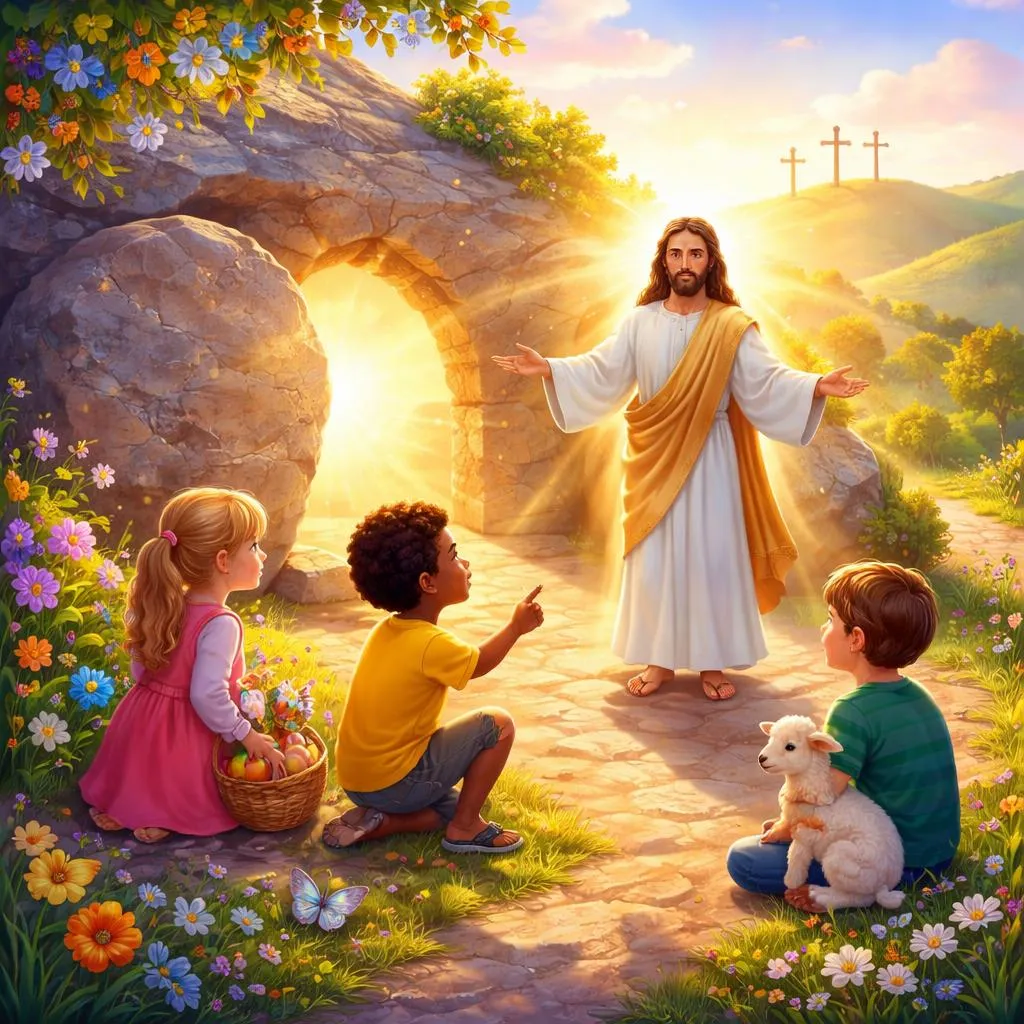 What Can Children Learn from the Children's Bible Easter Story About Hope and New Life?