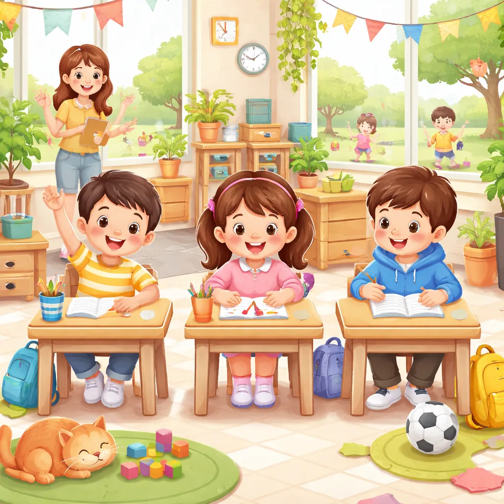 Apa yang Dapat Dipelajari Anak-Anak dari Lagu Mandarin: Meja Kecil (小课桌) tentang Kehidupan Sekolah?