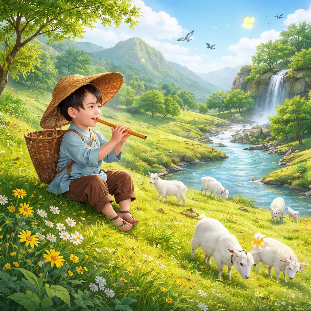 Apa yang Bisa Dipelajari Anak-Anak dari Lagu-Lagu Mandarin: Gembala Kecil (小牧童) tentang Alam?