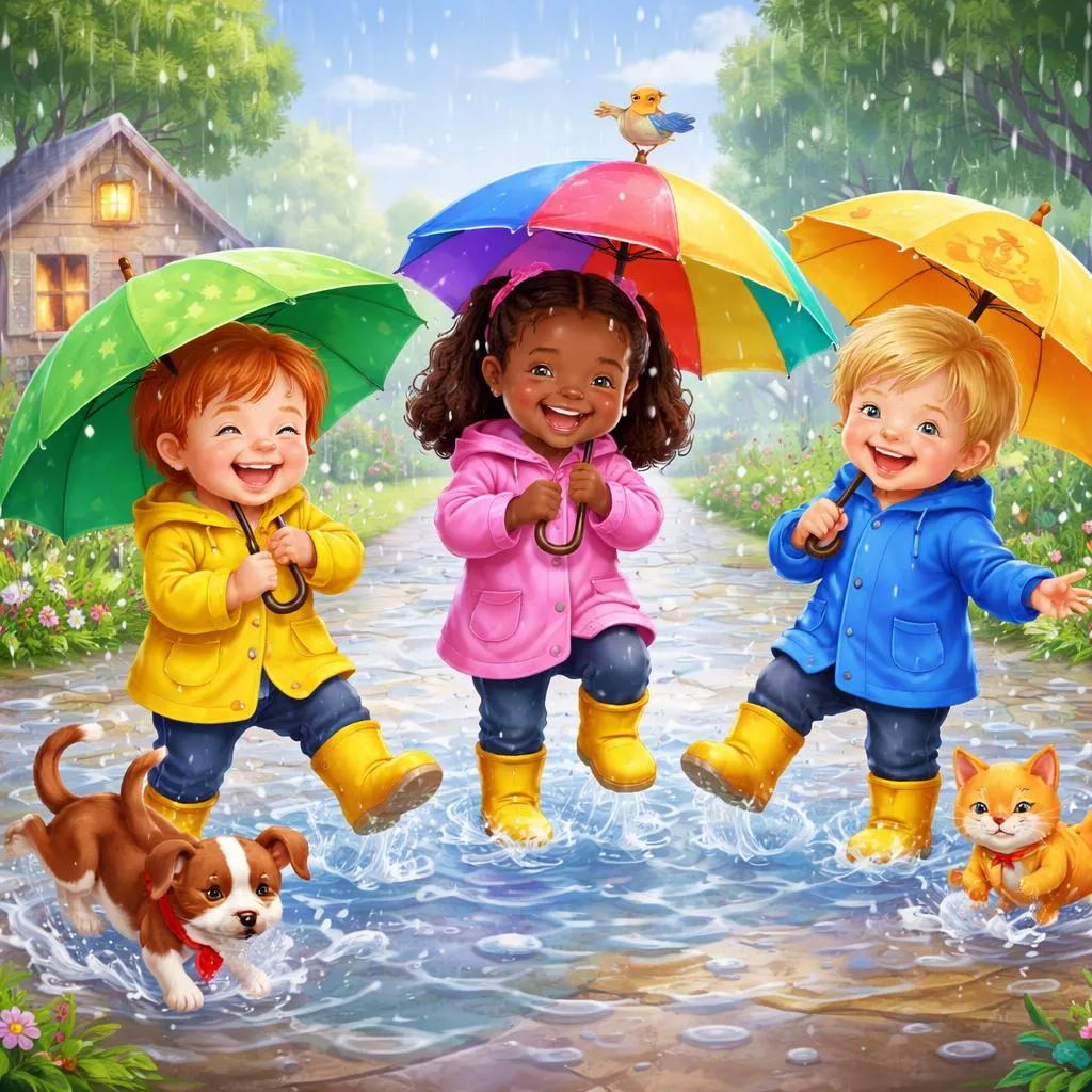 Чему дети могут научиться из классической детской песенки «Дождик льёт»?