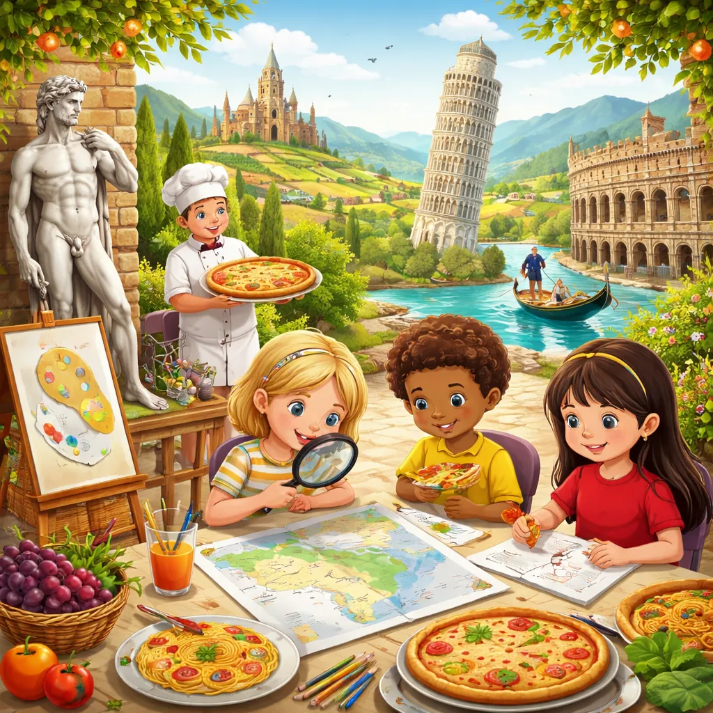 What Can the Land of Art, Food, and Ancient History Teach Us When Learning Reading: Italy?