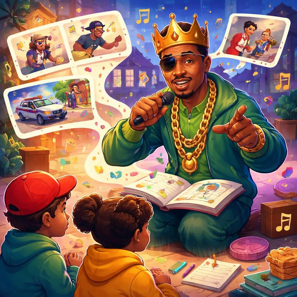 Slick Rick 儿童故事的歌词能教什么关于押韵和叙事语法的知识？