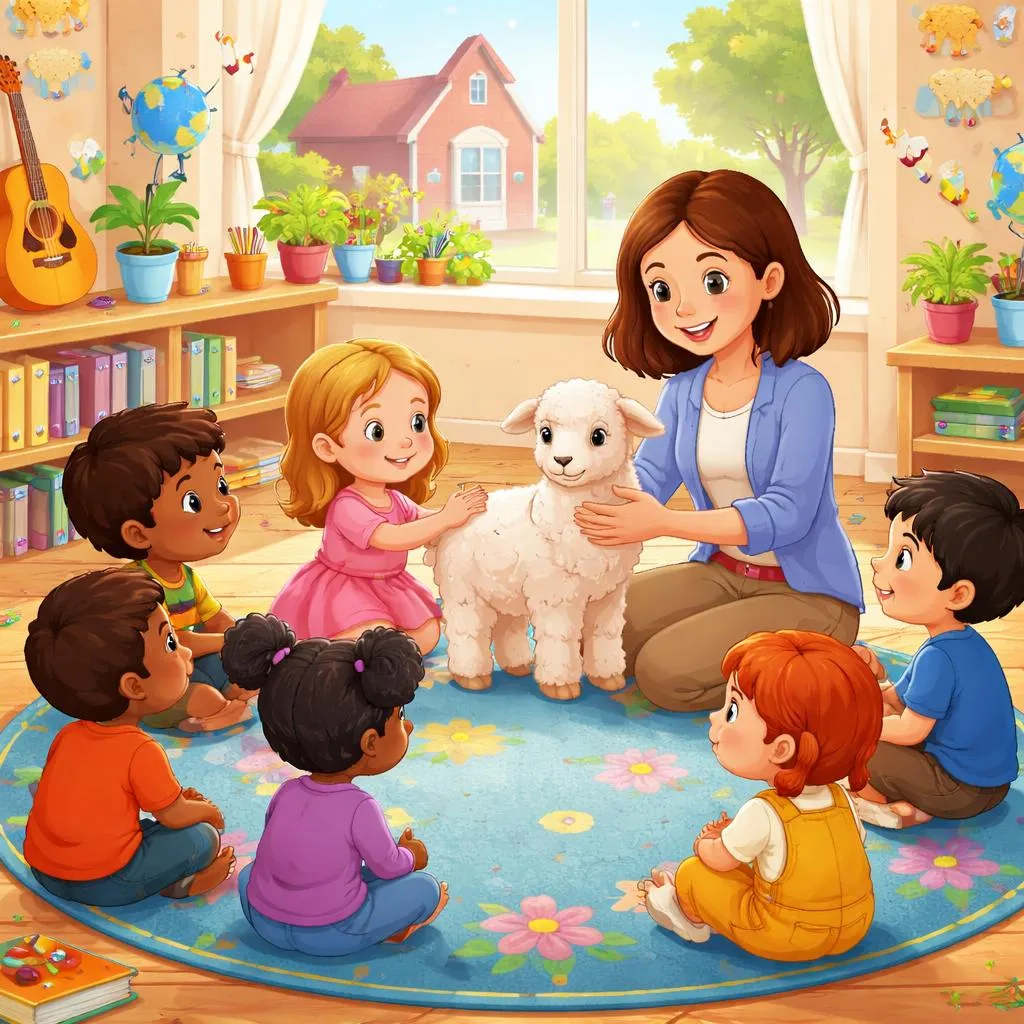 Apa yang Bisa Kita Pelajari dari Lirik "Mary and the Little Lamb" di Kelas Bahasa Inggris Hari Ini?