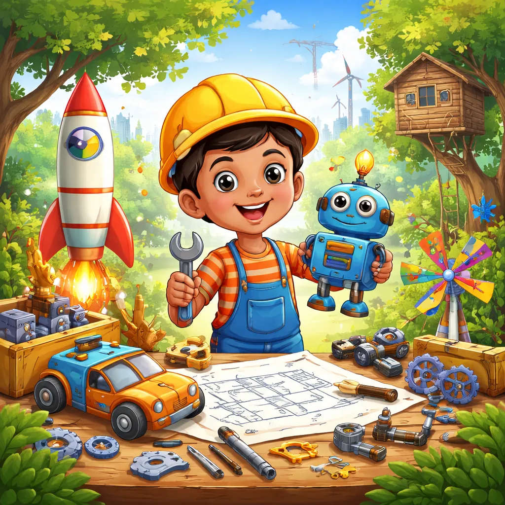 Apa yang Bisa Kamu Bangun dengan Lagu Bengali: Insinyur Kecil (ইঞ্জিনিয়ার)?