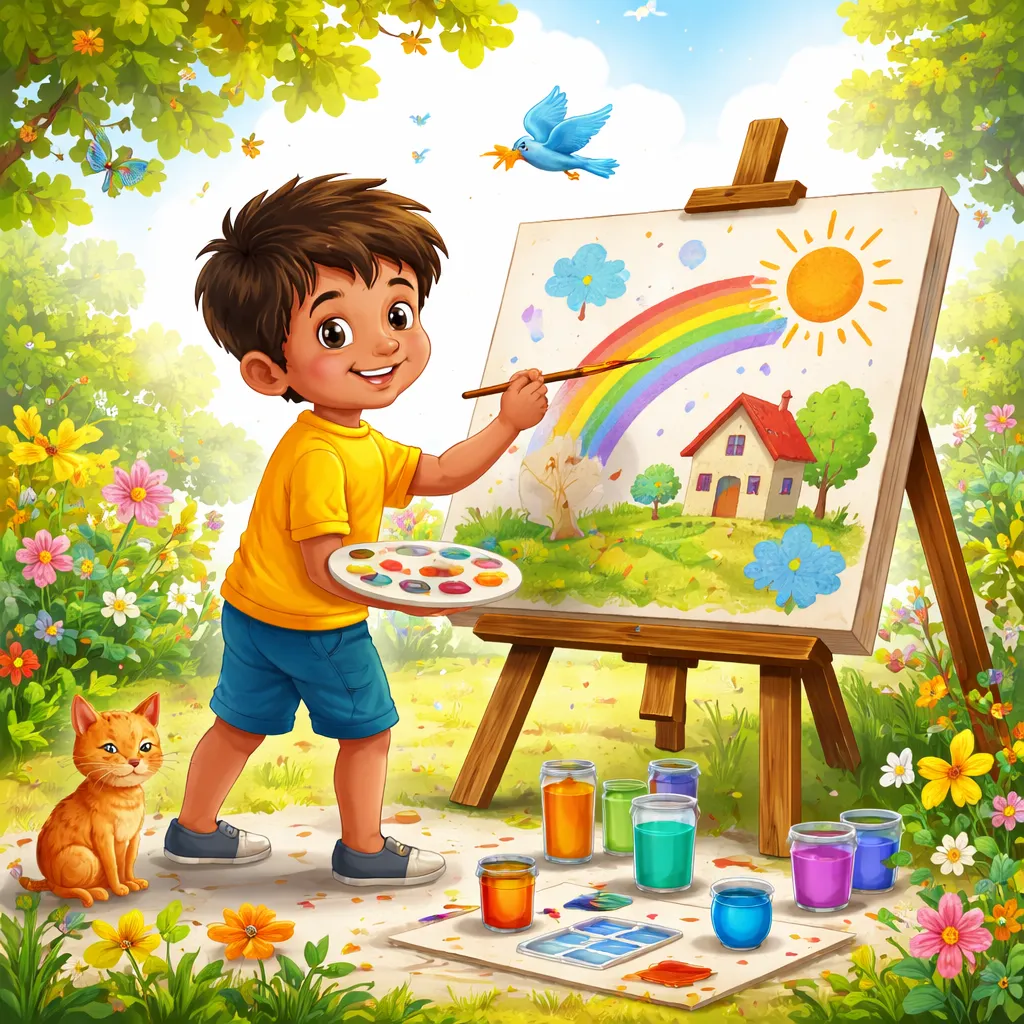 Apa yang Bisa Kamu Buat dengan Lagu Hindi: Pelukis Kecil (चित्रकार)?