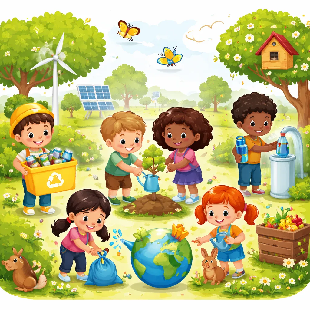 Apa yang Bisa Kamu Lakukan untuk Planet Kita? Kebiasaan Ramah Lingkungan yang Menyenangkan untuk Anak-Anak TK!