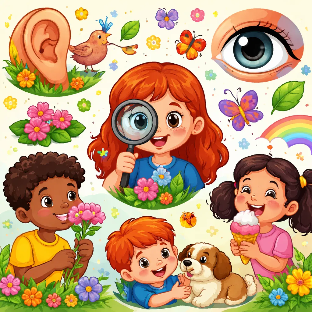 What Can Your Senses Discover? Fun Five Senses Activities and Vocabulary!