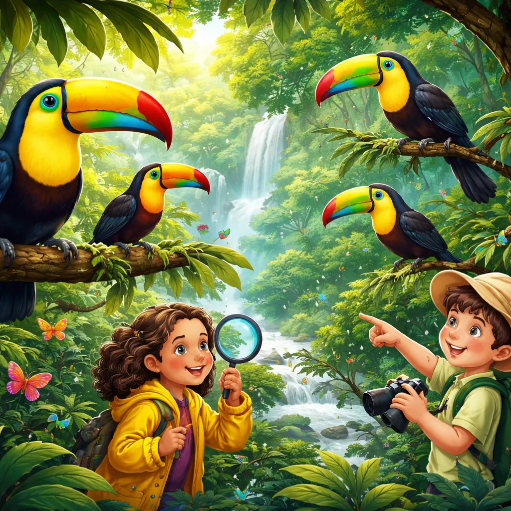 Что раскрывает изучение тукана в тропическом лесу о его красочном клюве?