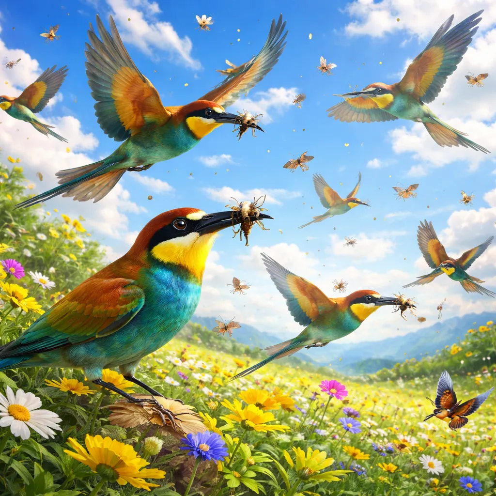 Was enthüllen farbenfrohe Jäger im Himmel, wenn man sich mit Bienenfressern beschäftigt?