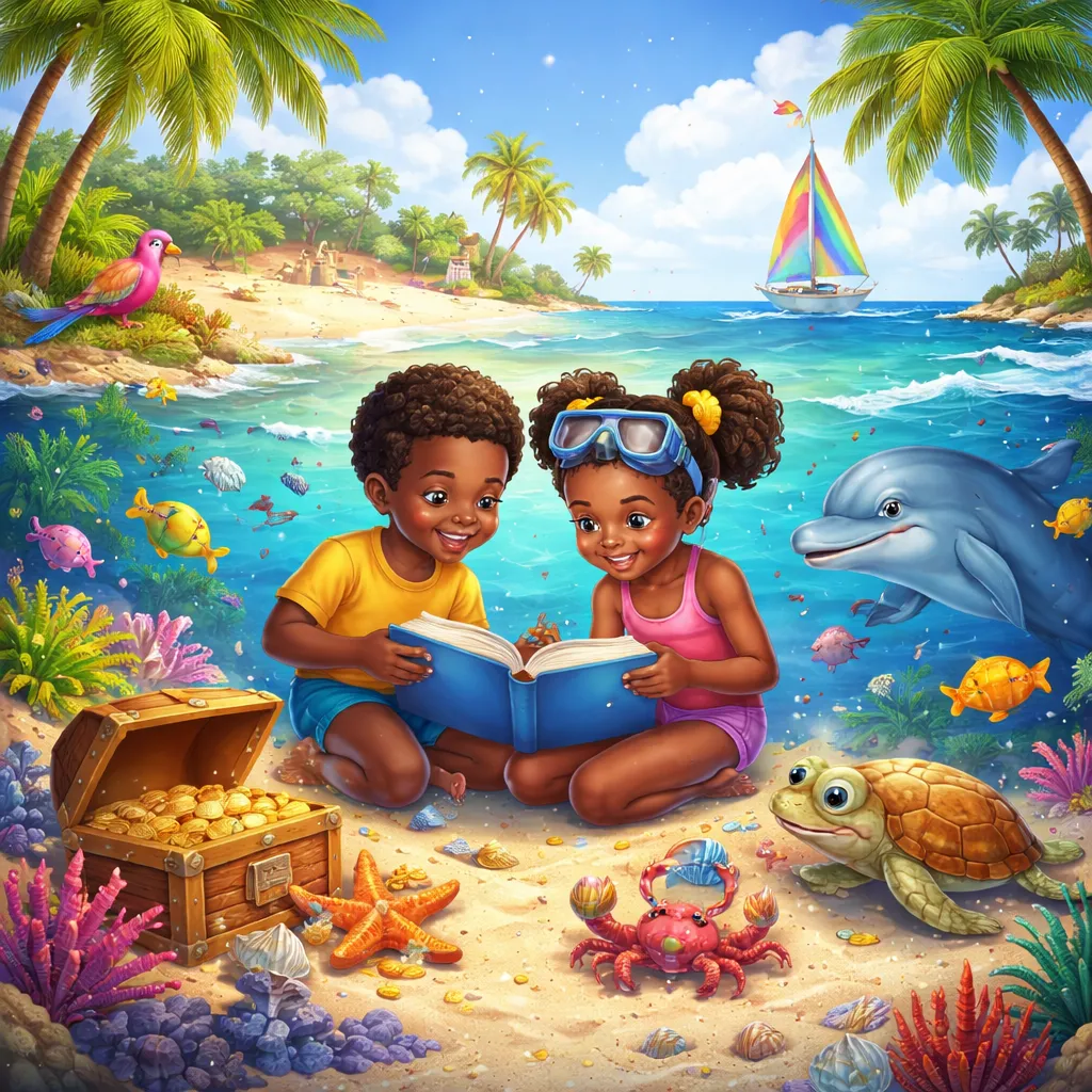 Cerita Berwarna-warni Apa yang Dimiliki Laut untuk Belajar Membaca: Bahama?