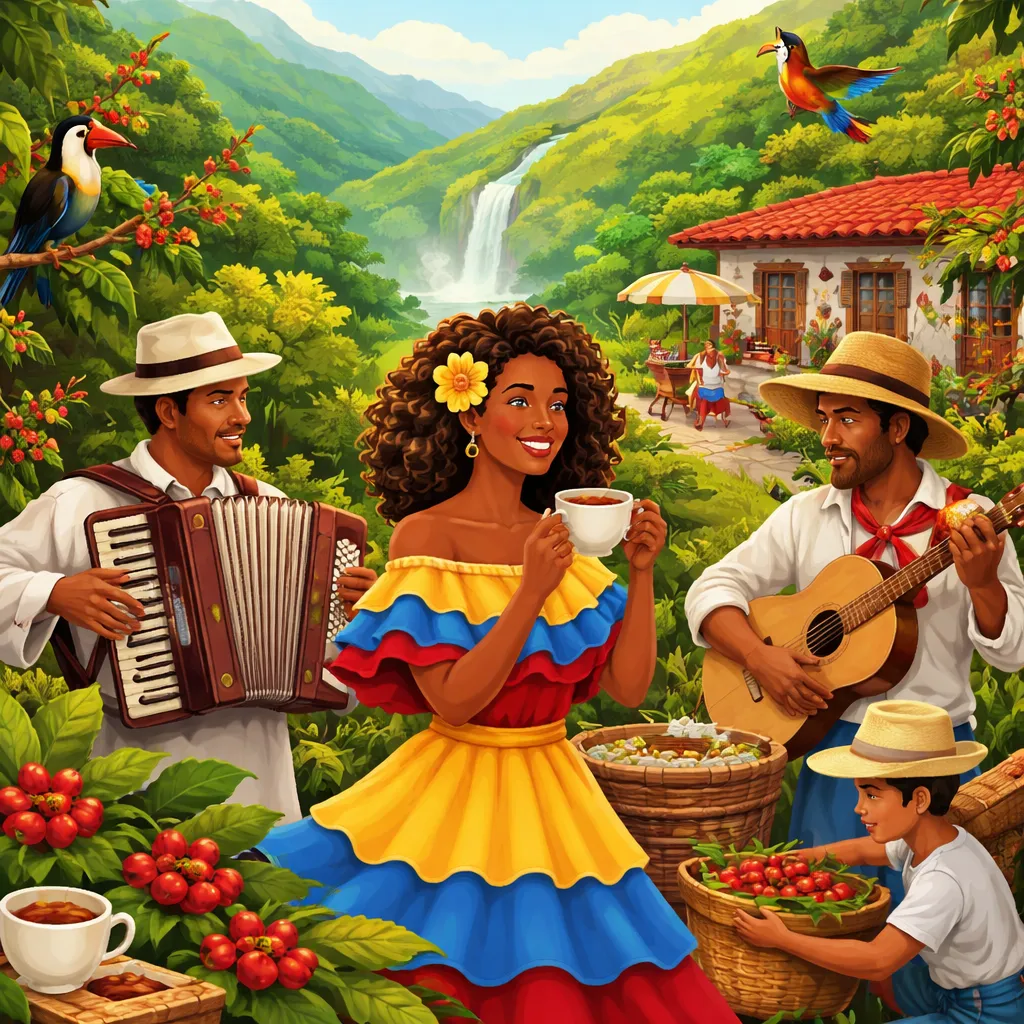 What Colorful Stories of Music and Coffee Can We Find While Learning Reading: Colombia?