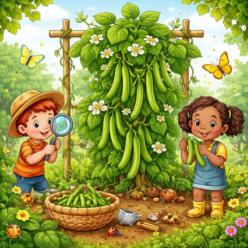 Apa Polong Renyah yang Tumbuh Berpasangan? Mari Belajar tentang Tanaman Buncis!