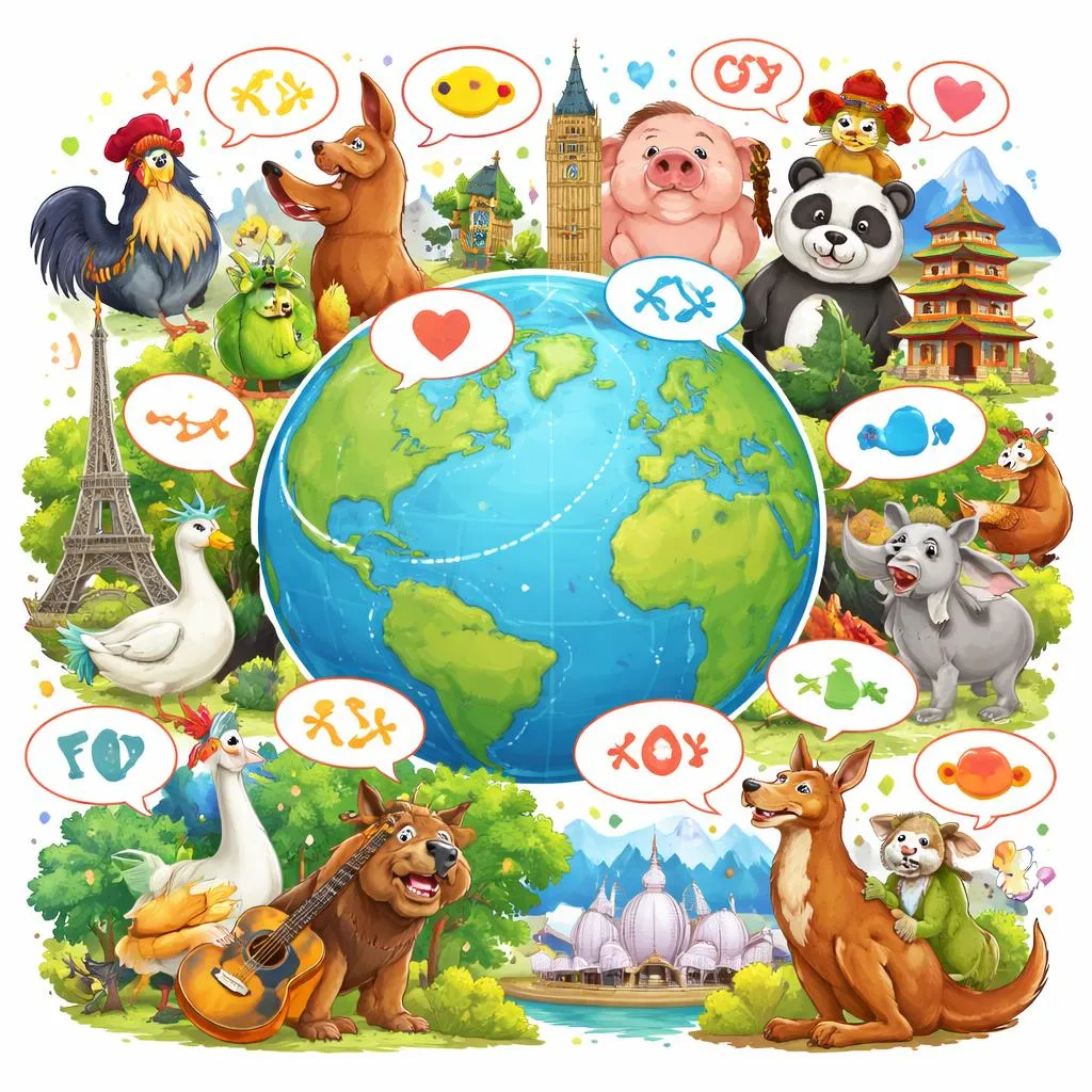 What Do Animal Noises Sound Like in Different Languages Around the World?