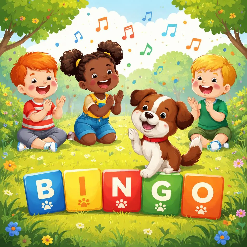 “他的名字叫宾果”歌词教给孩子们什么关于拼写和节奏的知识？