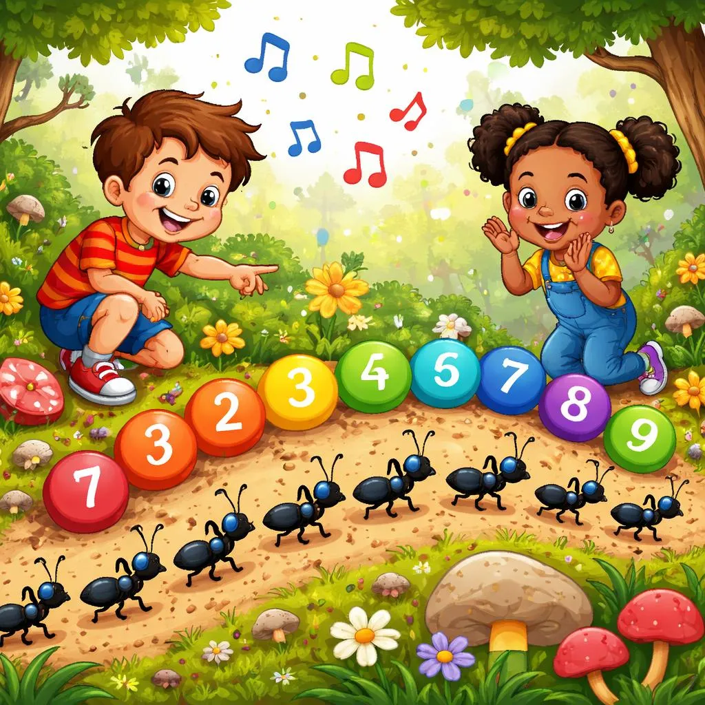 Apa yang Diajarkan Lirik "Semut Berbaris" kepada Anak-Anak tentang Angka dan Rima?