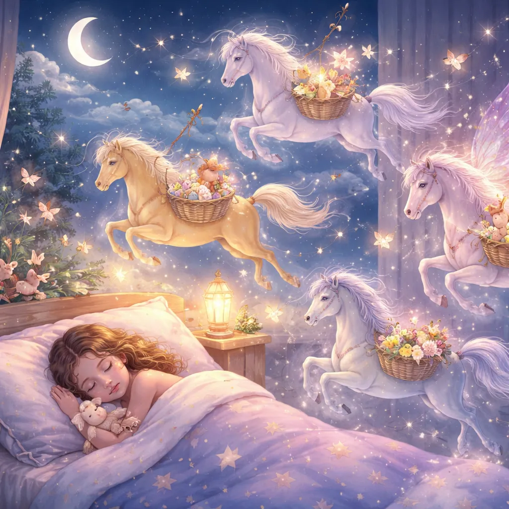 ما الذي تجلبه الخيول الصغيرة الجميلة في أحلامك؟