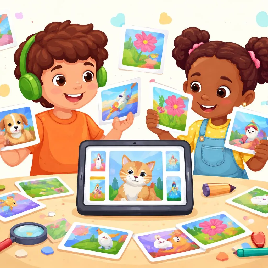 What Do You Call What You See on a Screen or Paper? Learning “Image to” vs “Picture to” for Kids