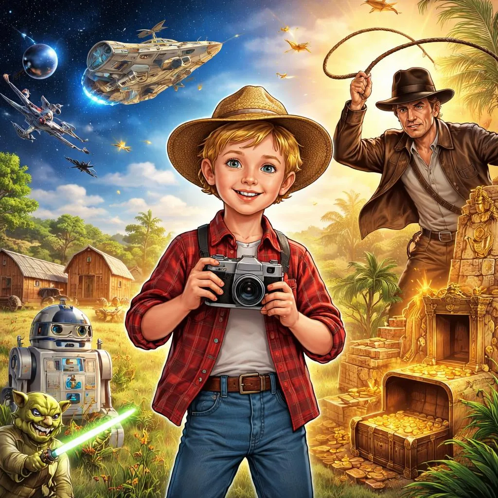 What Does a Farm Boy from California Have to Do with Star Wars and Indiana Jones? A Celebrity Story for Kids
