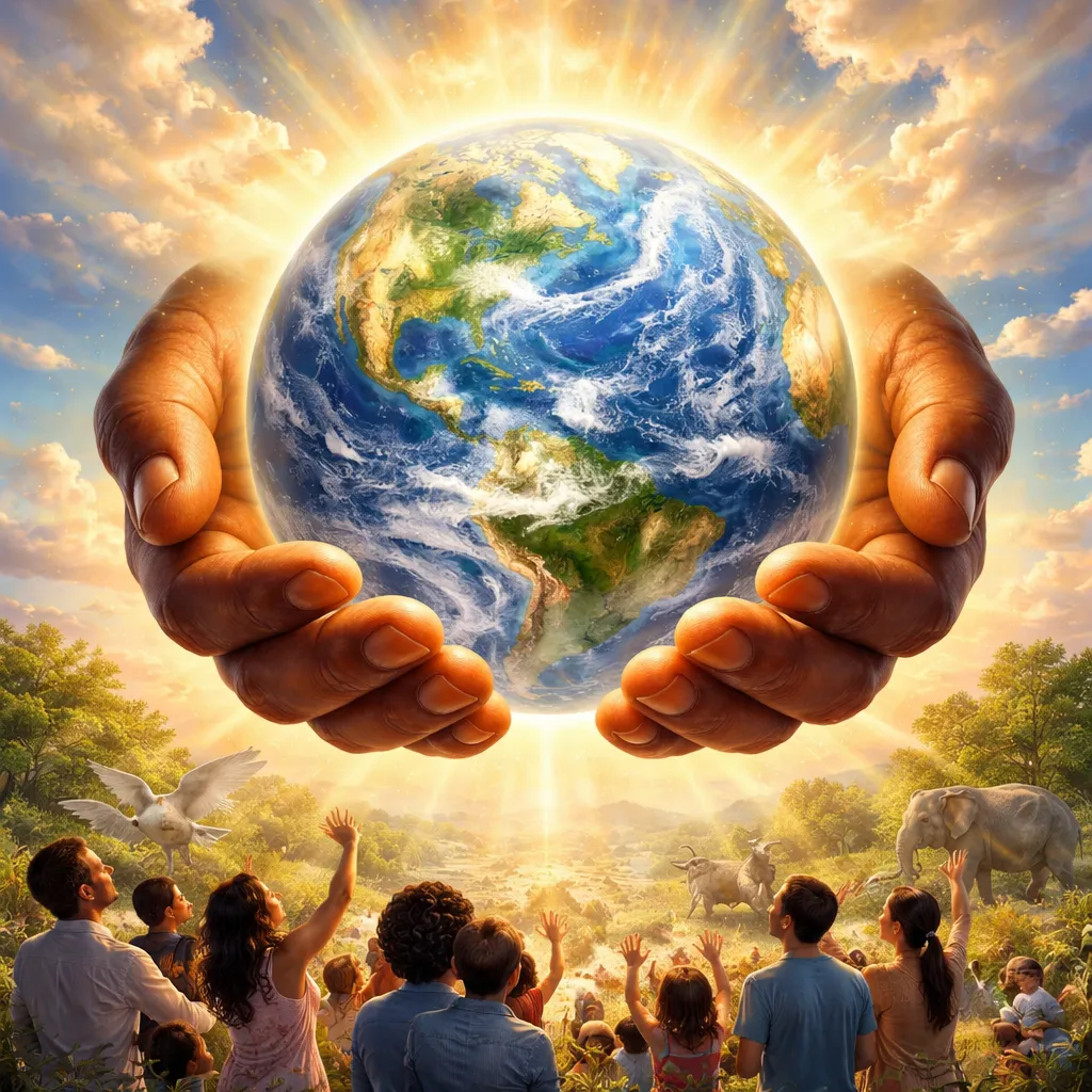 ماذا يعني 'إنه يمسك العالم كله في يديه'؟