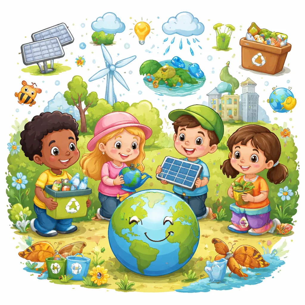 What Does "Save the Planet" Mean? Learning Environmental Issues Words for Kids!