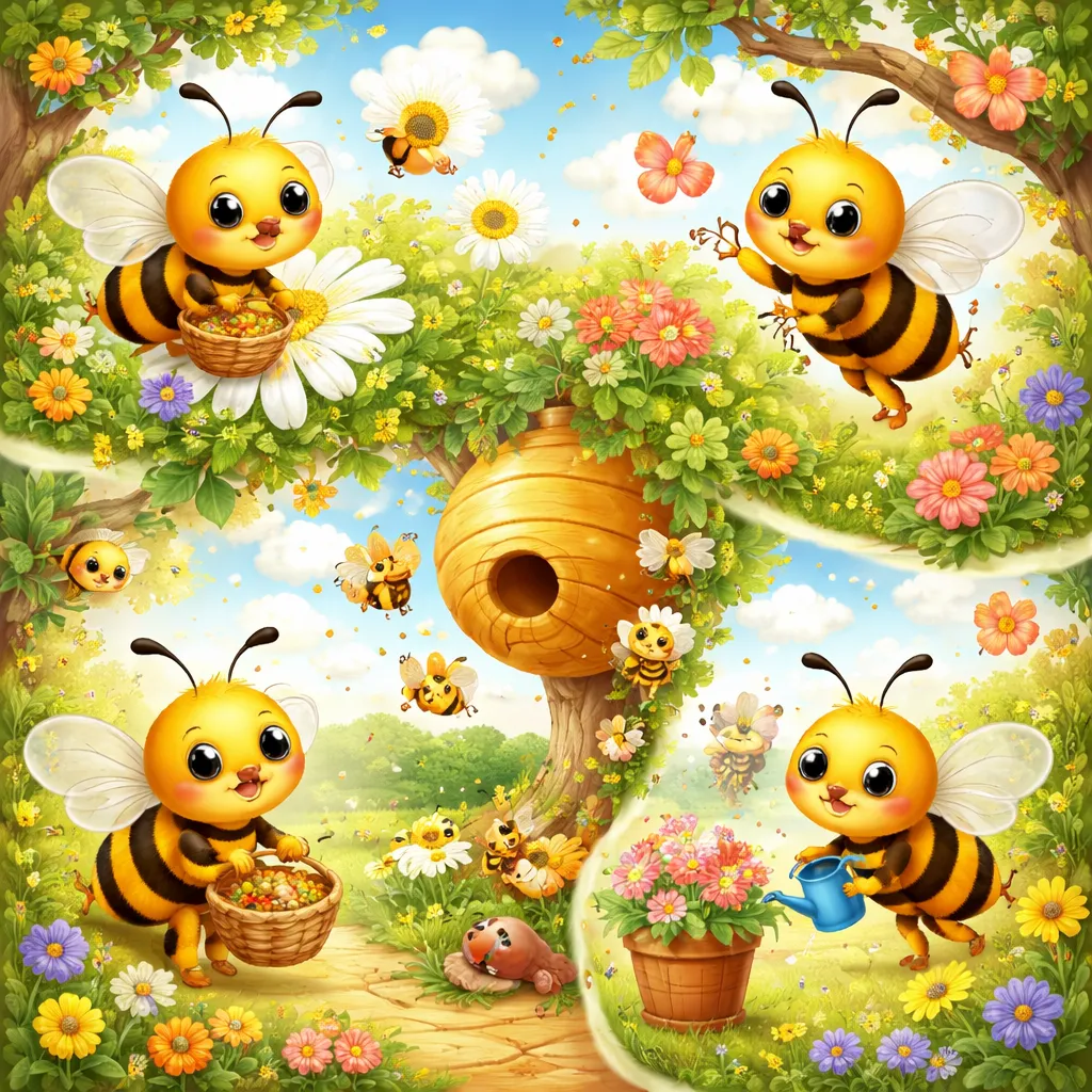 O Que a Abelhinha Ocupada Faz na Canção Alemã 'Die kleine Biene'?