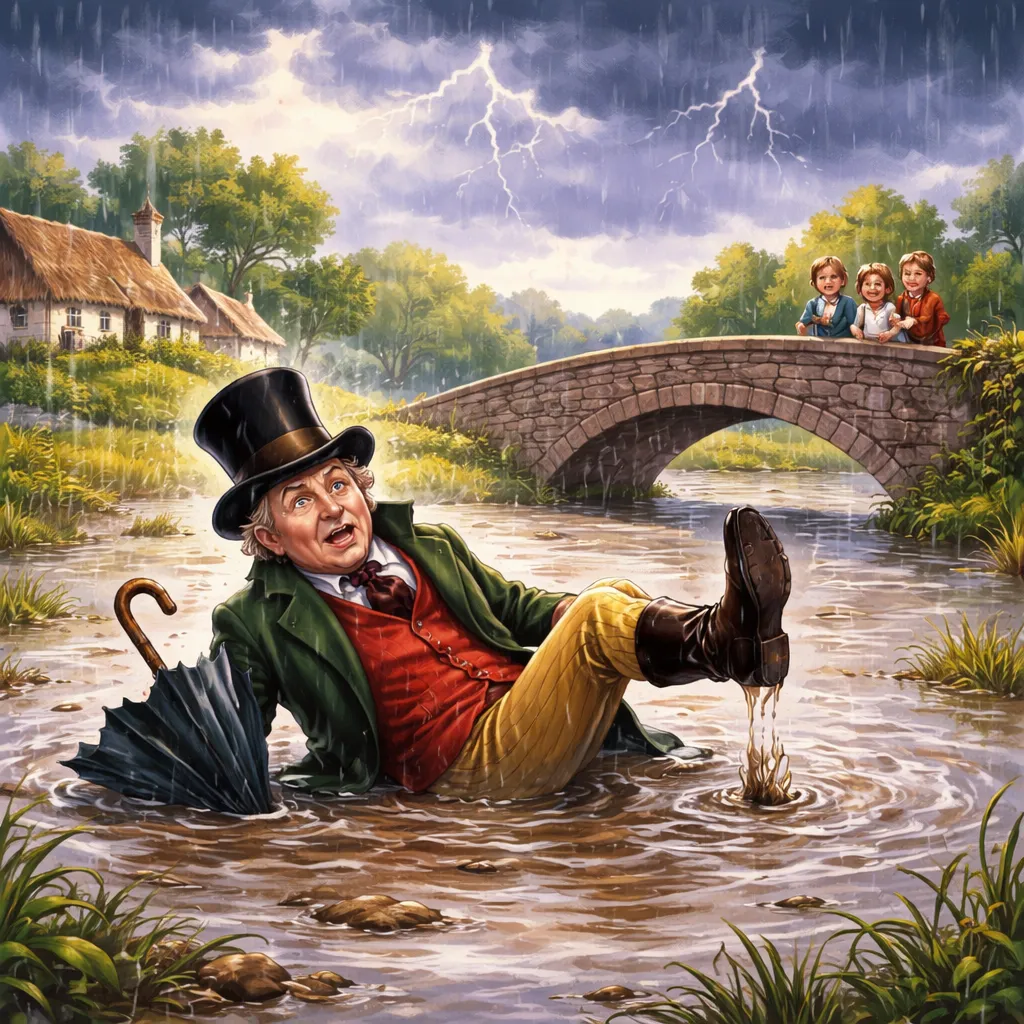 Apa yang Diajarkan Lagu Bahasa Inggris: Doctor Foster Tentang Cuaca dan Konsekuensi?