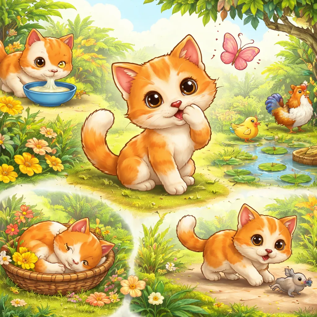 ماذا يفعل القط الصغير (Kucing Kecil) في الأغنية الإندونيسية؟