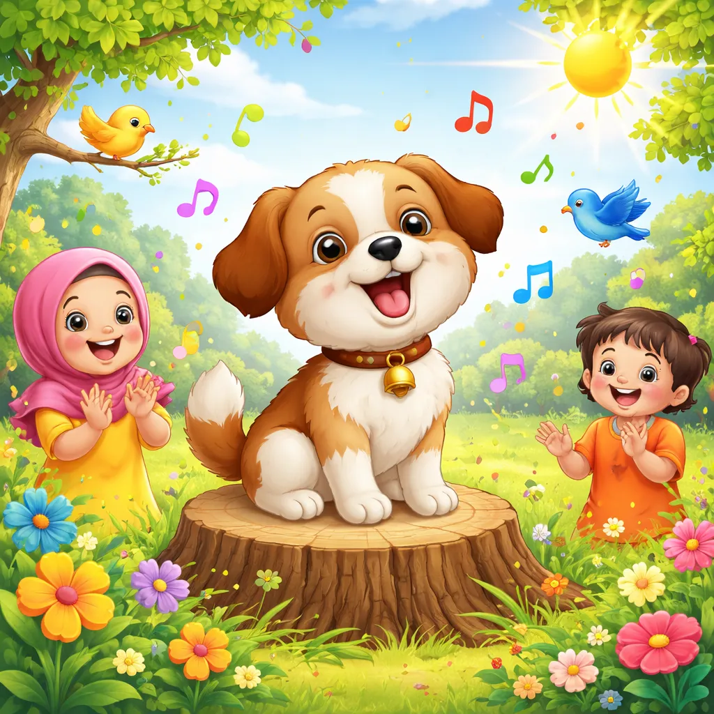 ماذا يقول الكلب الصغير (Anjing Kecil) في الأغنية الإندونيسية؟