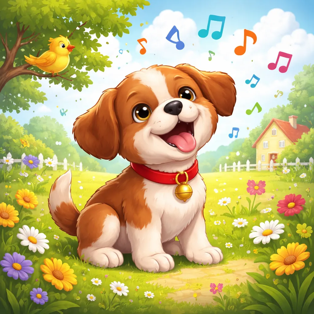 Was sagt der kleine Hund in dem portugiesischen Lied 'O Cachorrinho'?