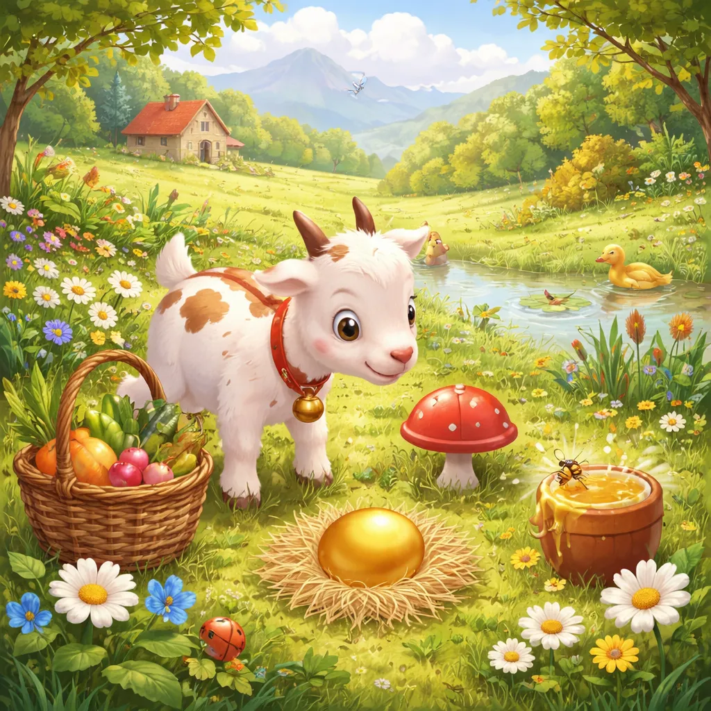 O que a Cabritinha Encontra na Canção Alemã 'Die kleine Ziege'?