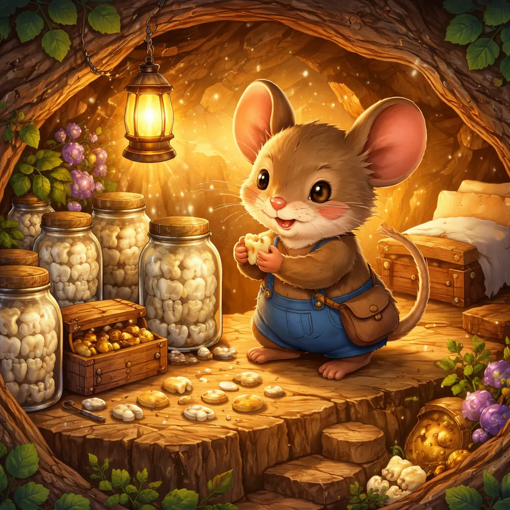 O Que o Ratinho (El ratoncito) Faz Com o Seu Dente?