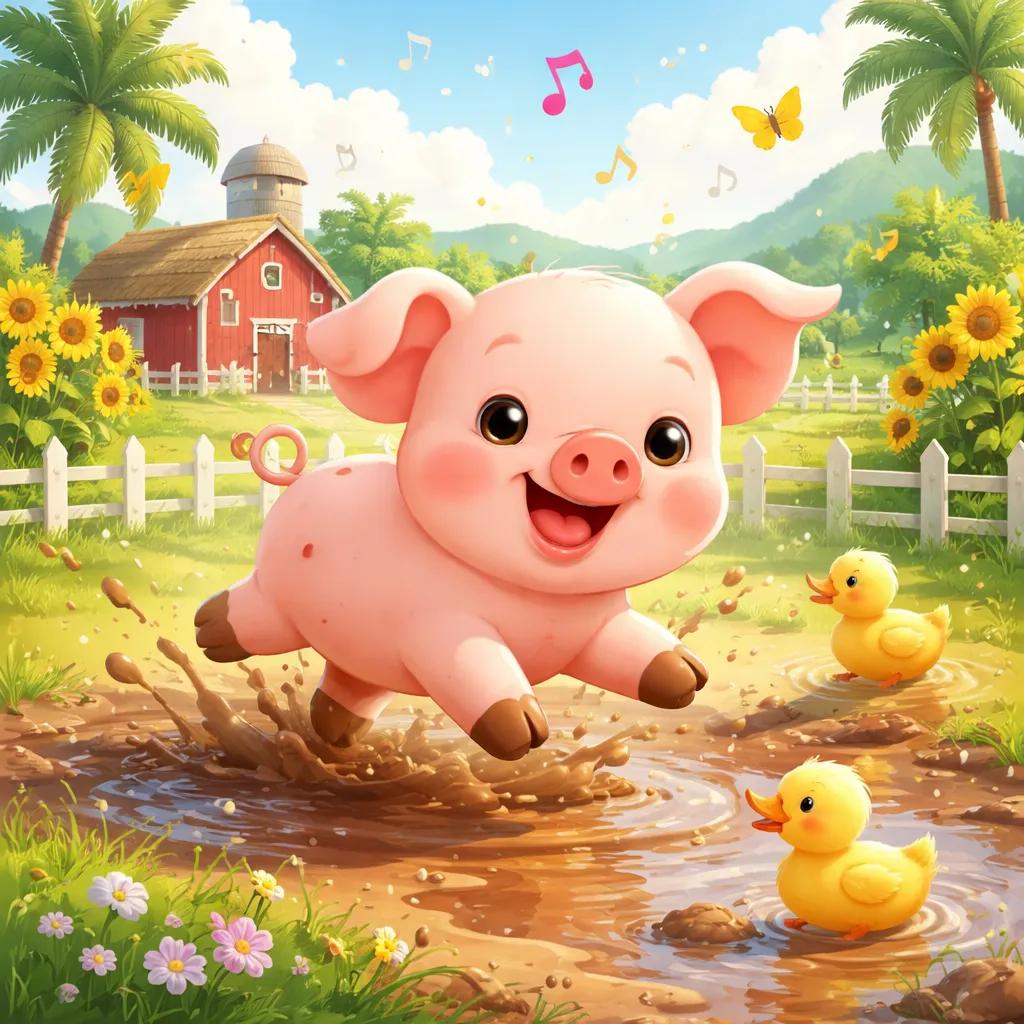 ماذا يفعل الخنزير الصغير (بابي كتشيل) في الأغنية الإندونيسية؟