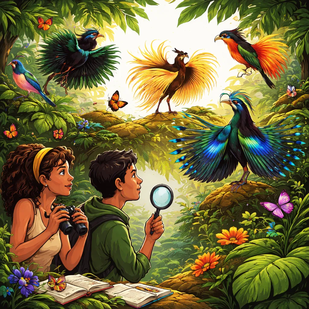 Was enthüllen wir, wenn wir etwas über Paradiesvögel lernen?