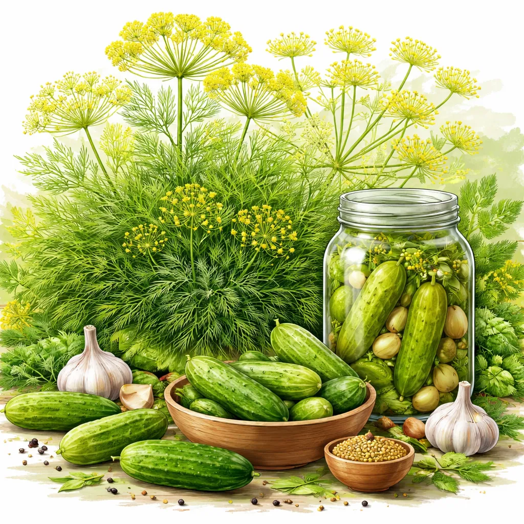 Tanaman Herbal Berbulu Apa yang Membuat Acar Menggugah Selera? Mari Belajar tentang Tanaman Dill!