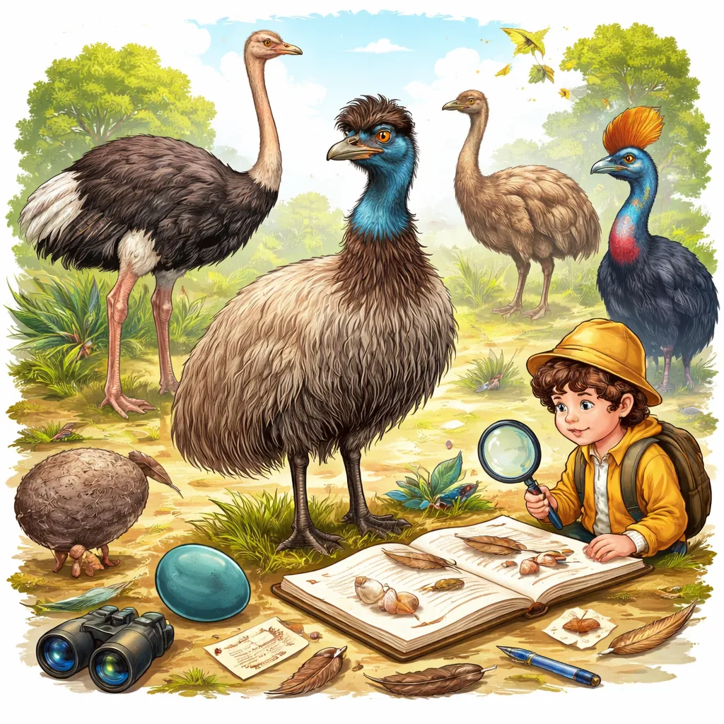 ¿Qué Revela Aprender Sobre el Emú, un Ave Gigante que No Vuela?