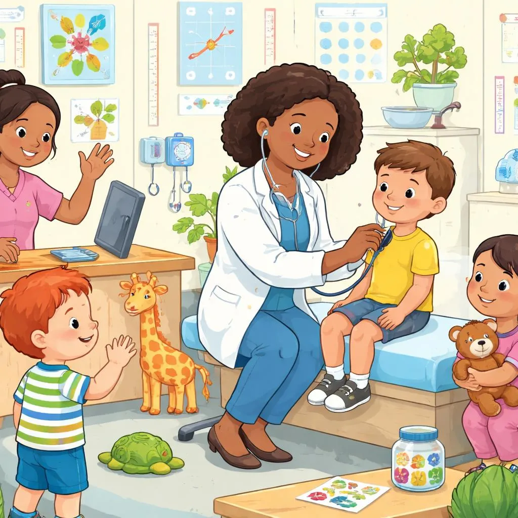 Что происходит в кабинете врача? Дружелюбное руководство для юных изучающих английский язык