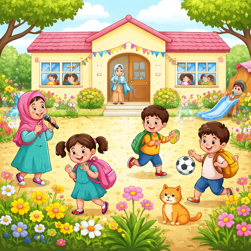 ¿Qué pasa dentro de la canción árabe: La pequeña escuela (المدرسة الصغيرة)?